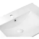 Комплект Qtap Tern 700х725х437 Matt black тумба напольная + раковина врезная, с полотенцедержателем QT1771TNЛ7023070CG (QT1771TNL7023070CMB)