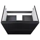 Комплект Qtap Tern 700х725х437 Matt black тумба напольная + раковина врезная, с полотенцедержателем QT1771TNЛ7023070CG (QT1771TNL7023070CMB)