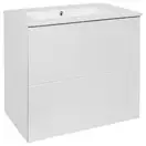 Комплект Qtap Tern 600х580х437 White тумба напольная + раковина врезная, с полотенцедержателем QT1772TPЛ6013060CW (QT1772TPL6013060CW)
