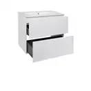 Комплект Qtap Tern 600х580х437 White тумба напольная + раковина врезная, с полотенцедержателем QT1772TPЛ6013060CW (QT1772TPL6013060CW)