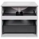 Комплект Qtap Tern 600х580х437 White тумба напольная + раковина врезная, с полотенцедержателем QT1772TPЛ6013060CW (QT1772TPL6013060CW)