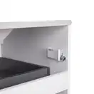Комплект Qtap Tern 600х580х437 White тумба напольная + раковина врезная, с полотенцедержателем QT1772TPЛ6013060CW (QT1772TPL6013060CW)