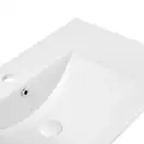 Комплект Qtap Tern 700х580х437 Matt black тумба напольная + раковина врезная, с полотенцедержателем QT1772TPЛ7023070CG (QT1772TPL7023070CMB)