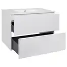 Комплект Qtap Tern 800х580х437 White тумба напольная + раковина врезная, с полотенцедержателем QT1772TPЛ8013080CW (QT1772TPL8013080CW)