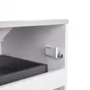 Комплект Qtap Tern 800х580х437 White тумба напольная + раковина врезная, с полотенцедержателем QT1772TPЛ8013080CW (QT1772TPL8013080CW)