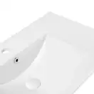 Комплект Qtap Tern 800х580х437 Matt black тумба напольная + раковина врезная, с полотенцедержателем QT1772TPЛ8023080CG (QT1772TPL8023080CMB)