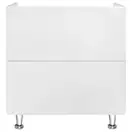 Тумба напольная Qtap Tern 800х725х437 White с полотенцедержателем QT1773TNL801W