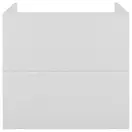Тумба подвесная Qtap Tern 600х580х437 White с полотенцедержателем QT1774TPL601W