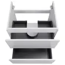 Тумба подвесная Qtap Tern 600х580х437 White с полотенцедержателем QT1774TPL601W