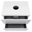 Тумба напольная Qtap Tern 700х616х469 White со столешницей и полотенцедержателем QT1773TNЛ701W (QT1780TNL701W)