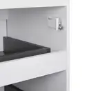 Тумба напольная Qtap Tern 700х616х469 White со столешницей и полотенцедержателем QT1773TNЛ701W (QT1780TNL701W)