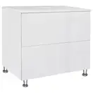 Тумба напольная Qtap Tern 800х616х469 White со столешницей и полотенцедержателем QT1773TNЛ801W (QT1780TNL801W)