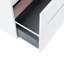Комплект Qtap Virgo 800х580х437 White/Whitish oak тумба подвесная + раковина врезная  QT1872TPА8013080CW (QT1872TPА8013080CWWO)