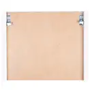 Пенал подвесной Qtap Virgo 350х1600х316 White/Whitish oak с корзиной для белья QT1876PP1651KRWWO