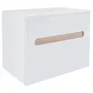 Тумба подвесная Qtap Virgo 600х476х469 White/Whitish oak со столешницей QT1879TPА601WWO