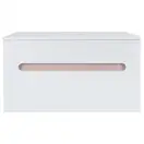 Тумба подвесная Qtap Virgo 800х476х469 White/Whitish oak со столешницей QT1879TPА801WWO
