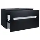 Тумба подвесная Qtap Virgo 800х476х469 Black/White со столешницей QT1879TPА802BW