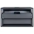 Тумба подвесная Qtap Virgo 800х476х469 Black/White со столешницей QT1879TPА802BW