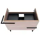 Комплект Qtap Taurus 800х800х437 Whitish oak тумба напольная + раковина врезная QT2471TNT803WO