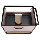 Комплект Qtap Taurus 600х580х437 Whitish oak тумба подвесная + раковина врезная QT2472TPT603WO