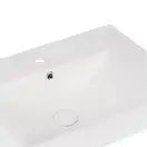 Комплект Qtap Taurus 600х580х437 White/Whitish oak тумба подвесная + раковина врезная QT2472TPT603WWO