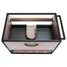 Комплект Qtap Taurus 700х580х437 Whitish oak тумба подвесная + раковина врезная QT2472TPT703WO