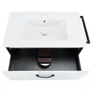 Комплект Qtap Taurus 800х580х437 White/Whitish oak тумба подвесная + раковина врезная QT2472TPT803WWO