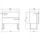 Тумба напольная Qtap Taurus 800х800х437 Whitish oak QT2473TNT803WO