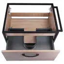 Тумба подвесная Qtap Taurus 600х580х437 Whitish oak QT2474TPT603WO