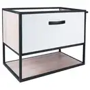Тумба подвесная Qtap Taurus 600х580х437 White/Whitish oak QT2474TPT603WWO
