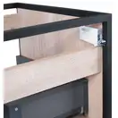 Тумба подвесная Qtap Taurus 600х580х437 White/Whitish oak QT2474TPT603WWO