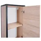 Пенал напольный Qtap Taurus 350х1750х300 Whitish oak с корзиной для белья QT2475PN175KRWO