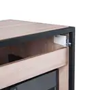 Тумба подвесная Qtap Taurus 700х476х469 Whitish oak со столешницей QT2479TPT703WO