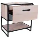 Тумба напольная Qtap Taurus 600х616х469 Whitish oak со столешницей QT2480TNT63WO
