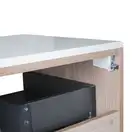 Тумба напольная Qtap Taurus 700х616х437 White/Whitish oak со столешницей QT2480TNT703WWO