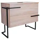 Тумба напольная Qtap Taurus 800х616х437 Whitish oak со столешницей QT2480TNT803WO