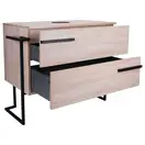 Тумба напольная Qtap Taurus 800х616х437 Whitish oak со столешницей QT2480TNT803WO