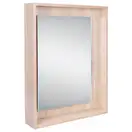 Зеркальный шкаф подвесной Qtap Pisces 600х800х140 Whitish oak с LED-подсветкой QT2577ZP6003WO