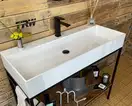 Snail Тумба «Джерсі» з умивальником «Флорида»/дерево Білий А100 (1015LOFT168/1dA100)
