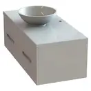 Snail Тумба «Венера» з умивальником «Камелія» Шик  В330 (1200КМ147B330)