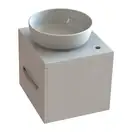 Snail Тумба «Адель» з умивальником «Сакура» А802 Олива глянець (500КМ177A802)