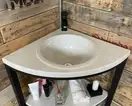 Snail Тумба «Ламма» з умивальником «Роксана»/камінь Золото Т999 (550LOFT110T999)