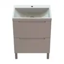 Snail Тумба «Б'янко» з умивальником «Богема» А802М Олива МАТ (6003КМ156A802M)