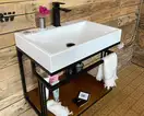 Snail Тумба «Самуі» з умивальником «Гранд»/дерево Бордо Н200 (600LOFT148dH200)