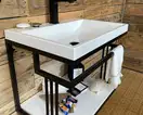 Snail Тумба «Самуі» з умивальником «Богема»/камінь А602М Агат МАТ (600LOFT156cA602M)
