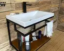 Snail Тумба «Самуі» з умивальником «Богема»/дерево Білий А100 (600LOFT156dA100)