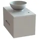 Snail Тумба «Мадлен» з умивальником «Селена» А801М Сапфір МАТ (700KM104RA801M)