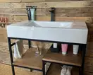 Snail Тумба «Родос» з умивальником «Атлант»/дерево А802М Олива МАТ (800LOFT163dA802M)