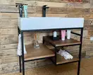 Snail Тумба «Родос» з умивальником «Атлант»/дерево А802М Олива МАТ (800LOFT163dA802M)