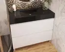 Snail Тумба «Новелла» з умивальником «Атлант» 990 А700 Кава глянець (990КМ163A700)